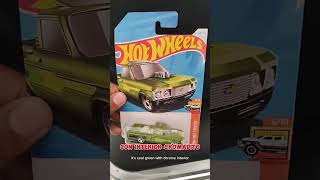 HOT WHEELS CUSTOM 72 CHEVY LUV 2024  VERDE CAJA 2024 hotwheels [upl. by Rolyat916]