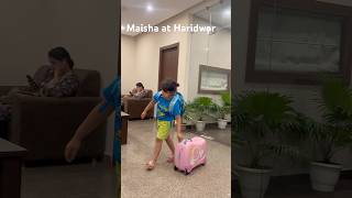 Maisha at Haridwar kids kidssong song rhymes music dance maisha fyp [upl. by Netsirc]