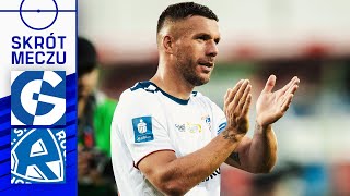 GÓRNIK  RUCH  SKRÓT  PODOLSKI TRAFIA W DERBACH ŚLĄSKA  Ekstraklasa 202324  8 kolejka [upl. by Moberg]