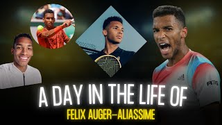 The Unbelievable Daily Routine of Felix Auger Aliassime [upl. by Ahseital]