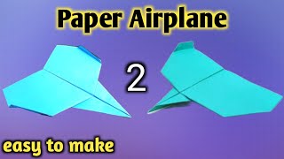 How to make paper Airplane  Paper Airplane  Paper Airplane easy [upl. by Ahsiena]