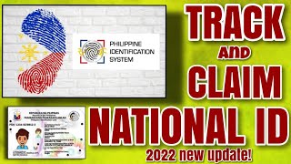 PAANO MAG TRACK AT E CLAIM ANG NATIONAL ID  PHILSYS [upl. by Ingram827]