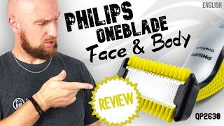 Philips OneBlade Face amp Body Review ► Whole body w just one device ✅ Reviews quotMade in Germanyquot [upl. by Yeslrahc]