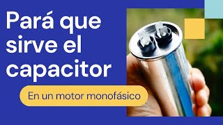 Motor Monofásico con Capacitor de Arranque Teoría [upl. by Assiren]