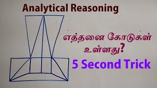 ANALYTICAL REASONING IN TAMIL  COUNTING OF LINES IN TAMIL  TNPSC SSC IBPS RRB  AAKKAN MATHS [upl. by Joseph]