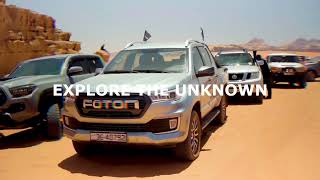 Foton Motor  TEST DRIVE  TUNLAND G DESERT CHALLENGE [upl. by Eppillihp]