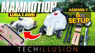 🔥Mammotion LUBA 2 AWD Installation Setup amp Commissioning ✔︎ Step by Step Guide Luba 1000 3000 5000 [upl. by Dorion92]