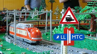 Custom LEGO trains amp layouts  Noppenbahner Lgauge meeting Wörrstadt 2022 [upl. by Chambers]