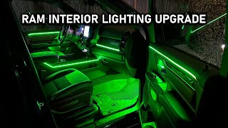 RAM 1500 INTERIOR LIGHTING UPGRADE EASY [upl. by Avin]