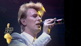 David Bowie  Heroes Live Aid 1985 [upl. by Coughlin]