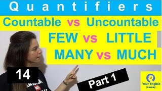 Quantifiers Countable vs Uncountable nouns  شرح الكمية في الإنجليزية [upl. by Ordnael]