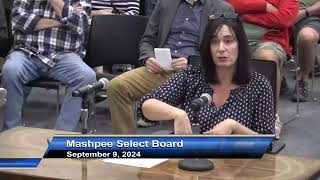 Mashpee Select Board  09092024 [upl. by Clower]