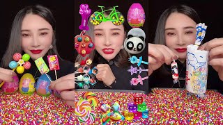 ASMR Mukbang Chinese Food mukbang emoji eat fat meat MEAT MUKBANG FOOD dinosaur candy fruit EP202 [upl. by Arita]