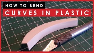 How to bend curves in styrene or plastic for scale models [upl. by Kabob]