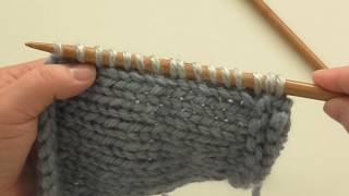 Learn to Knit  Intermediate  Picking up Stitches the Basics UK [upl. by Goober]