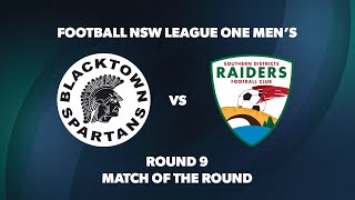 League One Mens Round 9 Blacktown Spartans FC v SD Raiders FC [upl. by Saqaw]