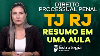 Direito Processual Penal TJ RJ – RESUMO em UMA aula [upl. by Nedyah603]