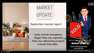 September market report  Sales Activity strengthens [upl. by Aaronson764]