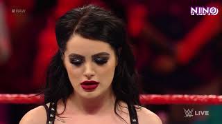 VIETSUB WWE PAIGE TUYÊN BỐ GIẢI NGHỆ  Raw April 9 2018 [upl. by Anaerda222]