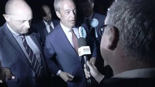 UKs Farage says vote result is rebuke of entirety of political system  AFP [upl. by Korwun]