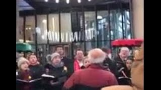 Calon Lân at Borough Market  St Davids Day 2018 – Côr Y Boro  Borough Welsh Choir [upl. by Kamilah335]