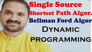 Single Source Shortest Path Algorithm  Dynamic Programming  Bellman Ford Algorithm  DAA [upl. by Neeli39]