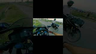 বাইক রেস  Yamaha r15 v3 vs R15 v4  R15 v4 BS7  Bike Race shortsfeed bikerace r15v4 [upl. by Ellennaj]