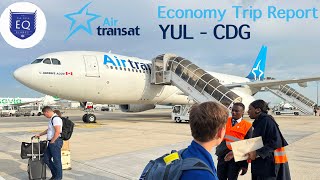 Air Transat A330 Economy Class Trip Report Montreal YUL to Paris CDG Is it Worth the Low Cost [upl. by Bein]