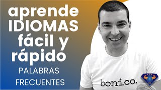 CÓMO APRENDER IDIOMAS RÁPIDO 👌 Método Pareto  Palabras frecuentes [upl. by Kristof]