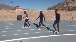 Workout Wednesday UTEP 5x300  6x200 [upl. by Artemus]