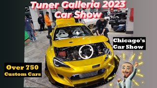 Chicago Tuner Galleria 2023 Car Show Highlights corvette supercars tunercars exotics carlovers [upl. by Assirem]