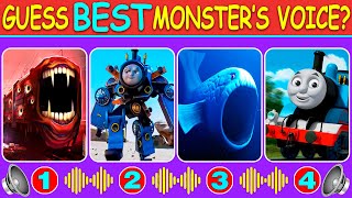 Guess Monster Voice Train Eater Skibidi Thomas The Bloop Thomas The Train Coffin Dance [upl. by Anerahs]