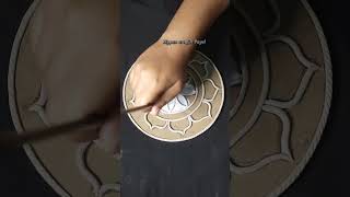 Gesso apply with me foryou lippanart trend viralshort youtubeshorts wallhanging diy art [upl. by Merwyn]