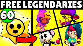 11 NEW BRAWLERS from 60 Legendary Starr Drops [upl. by Now]