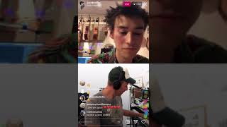 Jacob Collier Chris Martin Moon River duet instagram live [upl. by Aliban]