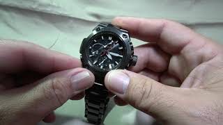 Casio GShock MRG B1000B1ADR Review and connected walkthrough [upl. by Erreip]