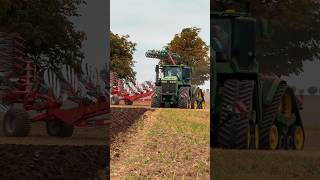 13 furrows at a time 🚜 Beautiful Tractors tractor farming johndeere ploughing johndeere9rx [upl. by Izaak]