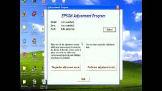 Software Adjustment  Resetter Program Epson T11T10T20ETX101 [upl. by Inah]