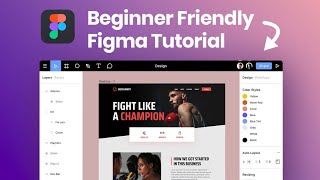 Introducing Figma A Beginners Tutorial 2023 UI UX Design [upl. by Ejroj]