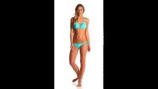 Billabong Surfside Triangle Bikini Top  SwimOutletcom [upl. by Delwyn]