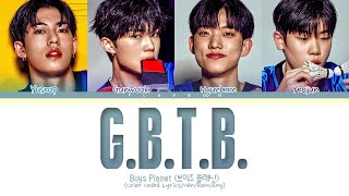 Boys Planet Jellyfish KGroup GBTB original VERIVERY Lyrics Color Coded Lyrics [upl. by Greiner]