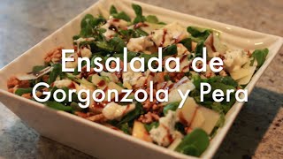 Ensalada de Gorgonzola y Pera  Recetas de Ensaladas ✅ [upl. by Drahsar172]