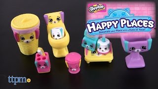 Shopkins Happy Places Bathing Bunny Welcome Pack amp Decorators Pack from Moose Toys [upl. by Kreda]