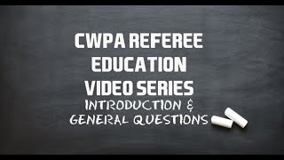 Referee Online Training Series Introduction with Collegiate Club AssignorOfficial Mike Francis [upl. by Russon618]