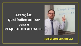 Reajuste Aluguel Qual índice utilizar Advogado Especialista em Direito Imobiliário Responde [upl. by Menell]