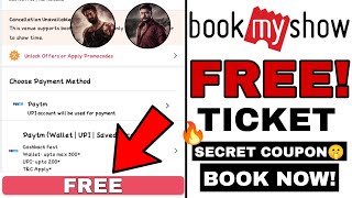 Get Free Movie Ticket On Bookmyshow  Bookmyshow Coupon Code  Bookmyshow Offers Today [upl. by Besse]