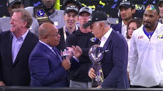 Super Bowl LVI Trophy Presentation for Los Angeles Rams [upl. by Aelanna]