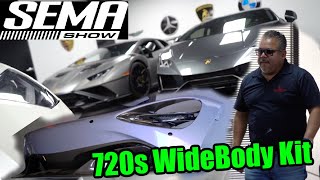 EXPENSIVE  McLaren 720s WideBody Kit PICK UP For SEMA 2023 [upl. by Jessie633]