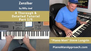 Zanzibar Billy Joel Part 15 Free Tutorial [upl. by Platt]