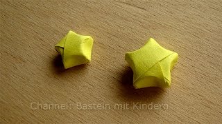 3D Sterne basteln  Bastelideen Weihnachten  Weihnachtssterne falten  DIY Origami Stern [upl. by Kensell504]